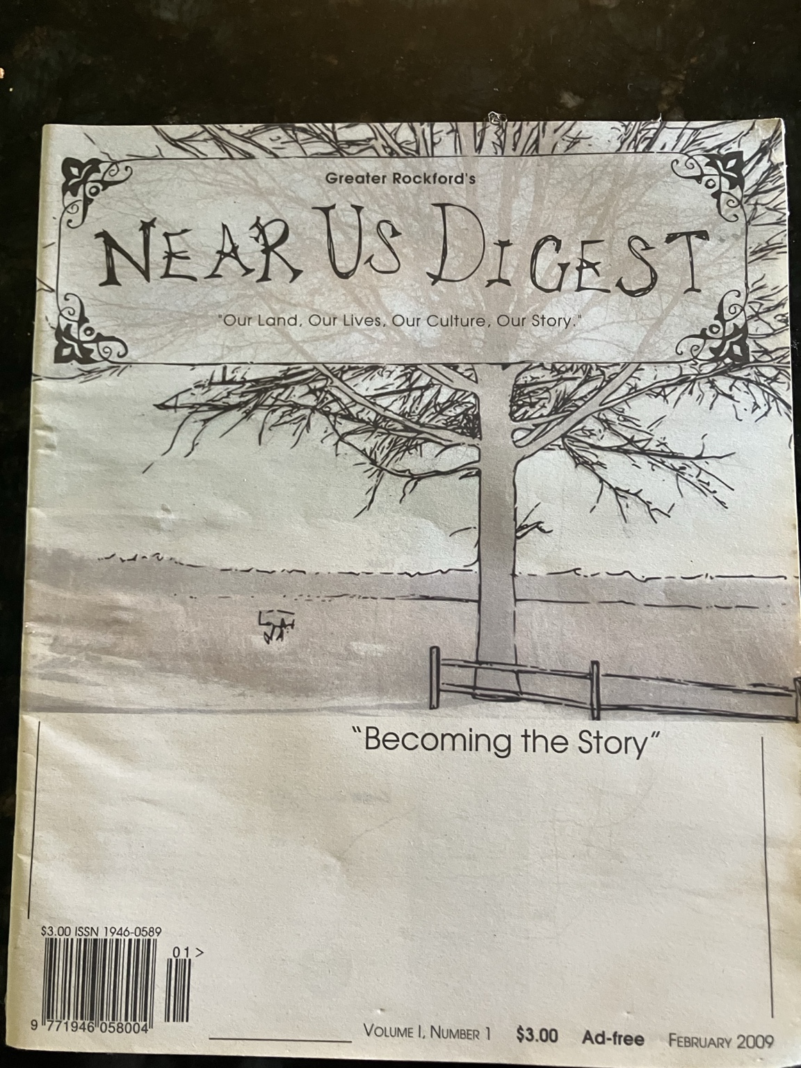 Near Us Digest Volume 1, Number 1, February 2009 — Becoming the Story