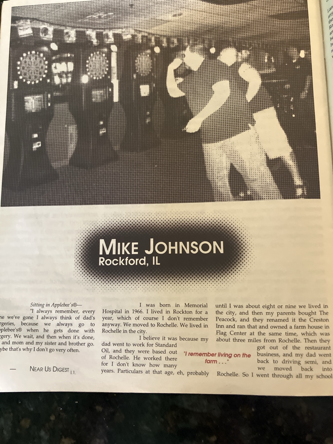 Mike Johnson — Rockford, IL. Interview from Near Us Digest